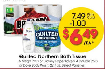 Kroger Quilted Northern Bath Tissue offer