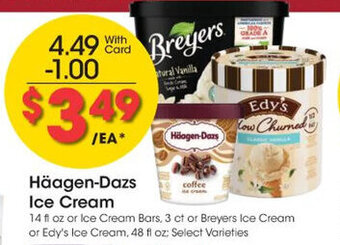 Kroger Haagen-Dazs Ice Cream 14 fl oz offer