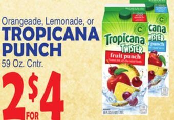 Bravo Supermarkets Tropicana punch offer
