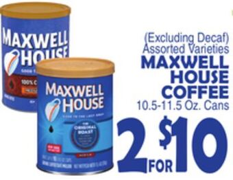 Bravo Supermarkets Maxwell house coffee offer
