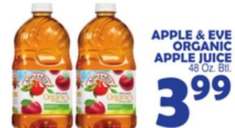 Bravo Supermarkets Apple & eve organic apple juice offer