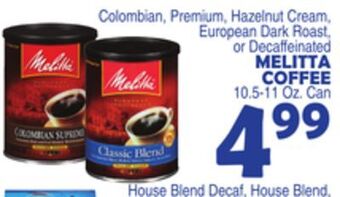 Bravo Supermarkets Melitta coffee offer