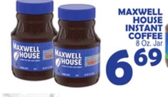 Bravo Supermarkets Maxwell house instant coffee offer
