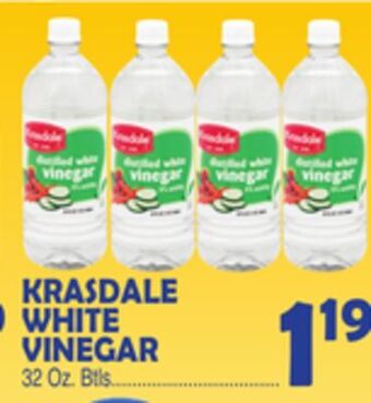 Bravo Supermarkets Krasdale white vinegar offer