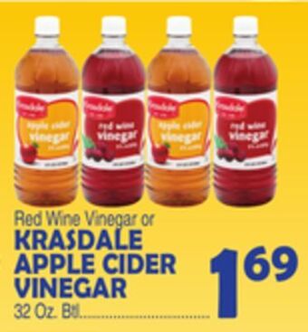 Bravo Supermarkets Krasdale apple cider vinegar offer