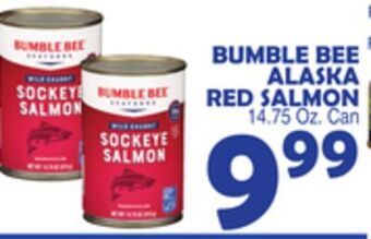 Bravo Supermarkets Bumble bee alaska red salmon offer