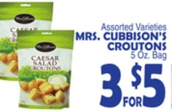 Bravo Supermarkets Mrs. cubbison's croutons offer