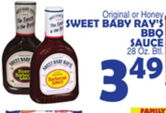 Bravo Supermarkets Sweet baby ray's bbq sauce offer