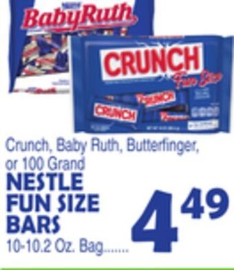Bravo Supermarkets Nestle fun size bars offer