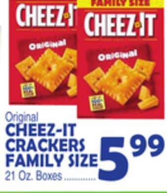 Bravo Supermarkets Cheez-it crackers family size offer