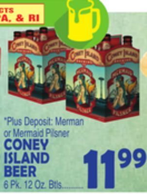 Bravo Supermarkets Coney island beer offer