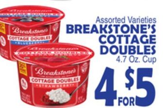 Bravo Supermarkets Breakstone's cottage doubles offer