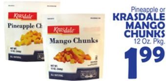 Bravo Supermarkets Krasdale mango chunks offer