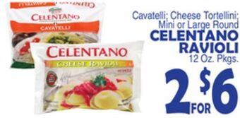 Bravo Supermarkets Celentano ravioli offer
