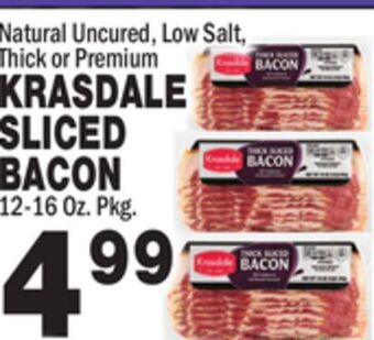 Bravo Supermarkets Krasdale sliced bacon offer