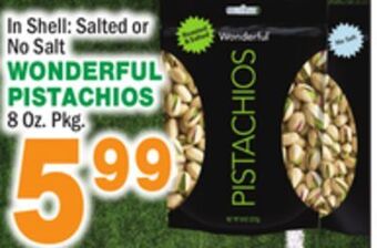 Bravo Supermarkets Wonderful pistachios offer