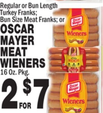 Bravo Supermarkets Oscar mayer meat wieners offer