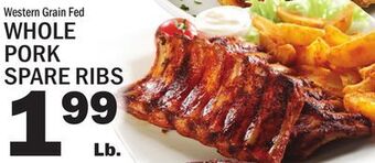 C Town Whole whole pork pork spare ribs offer