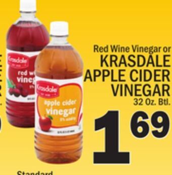 C Town Krasdale apple cider vinegar offer