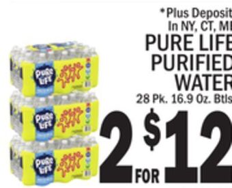 C Town Pure life purified water offer