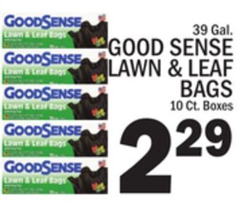 C Town Good sense lawn & leaf bags offer