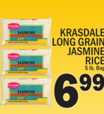 C Town Krasdale long grain jasmine rice offer