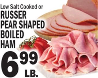 C Town Russer pear shaped boiled ham offer