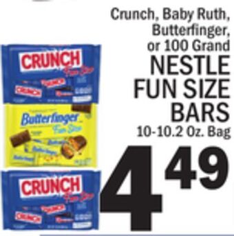 C Town Nestle fun size bars offer