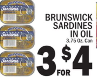C Town Brunswick sardines in oil offer
