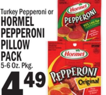 C Town Hormel pepperoni pepperoni pillow pillow pack offer