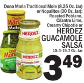 C Town Herdez guacamole salsa 15.3-15.7 oz. jar offer