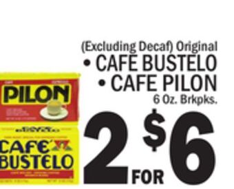 C Town • cafe bustelo • cafe pilon offer