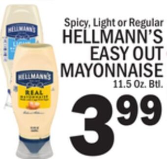 C Town Hellmann's easy out mayonnaise offer