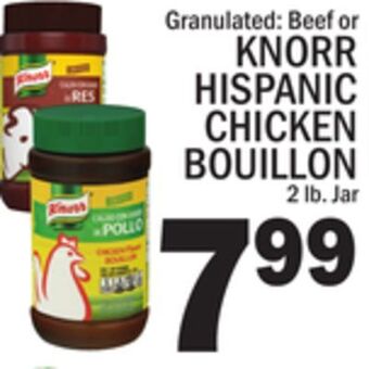 C Town Knorr hispanic chicken bouillon offer