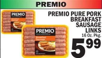 C Town Premio pure pork breakfast sausage links offer