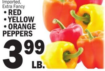 C Town •red •yellow •orange peppers offer