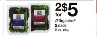 ACME O organics® salads offer