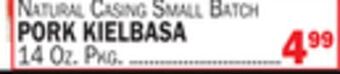 C Town Pork kielbasa offer