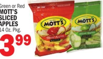 C Town Mott's sliced apples offer