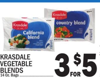 C Town Krasdale vegetable blends offer