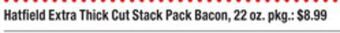 ACME Hatfield extra thick cut stack pack bacon offer