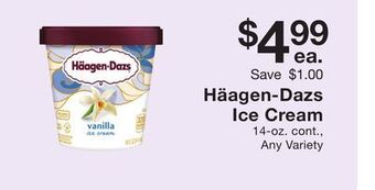 Fairway Store Market Häagen-dazs ice cream offer