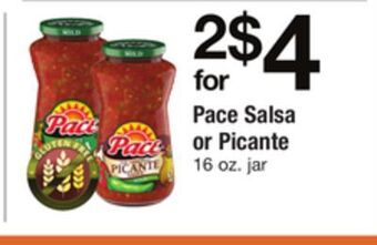 ACME Pace salsa or picante offer
