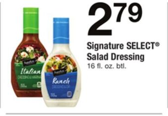 ACME Signature select® salad dressing offer