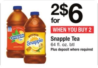 ACME Snapple tea offer