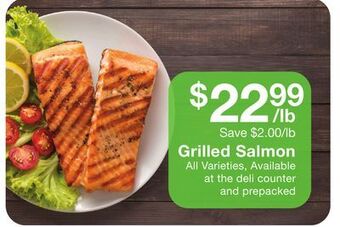 Fairway Store Market Grilled salmon offer