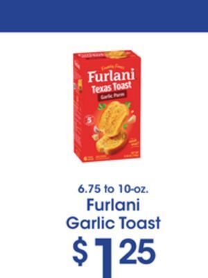 Price Rite Furlani garlic toast offer
