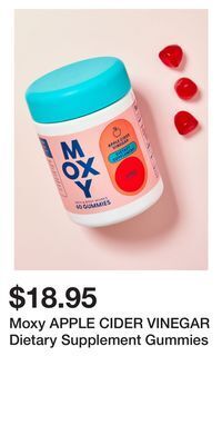 Bath & Body Works Moxy apple cider vinegar dietary supplement gummies offer