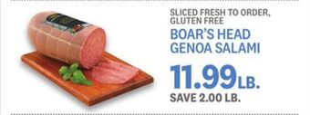 Kings Food Markets Boar's head genoa salami offer