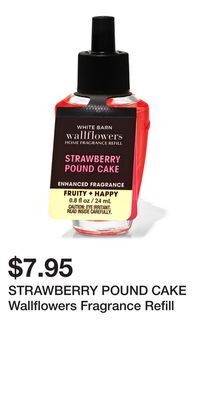 Bath & Body Works Strawberry pound cake wallflowers fragrance refill offer